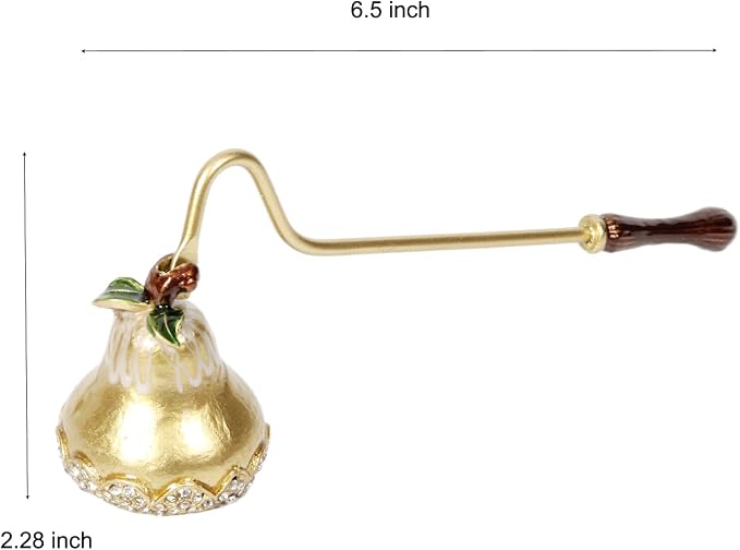 Candle Snuffer, Candle Extinguisher with Long Durable Handle, Vintage Wax Snuffer, Decorative Wick Snuffer, Perfect for Candle Lovers as Gifts