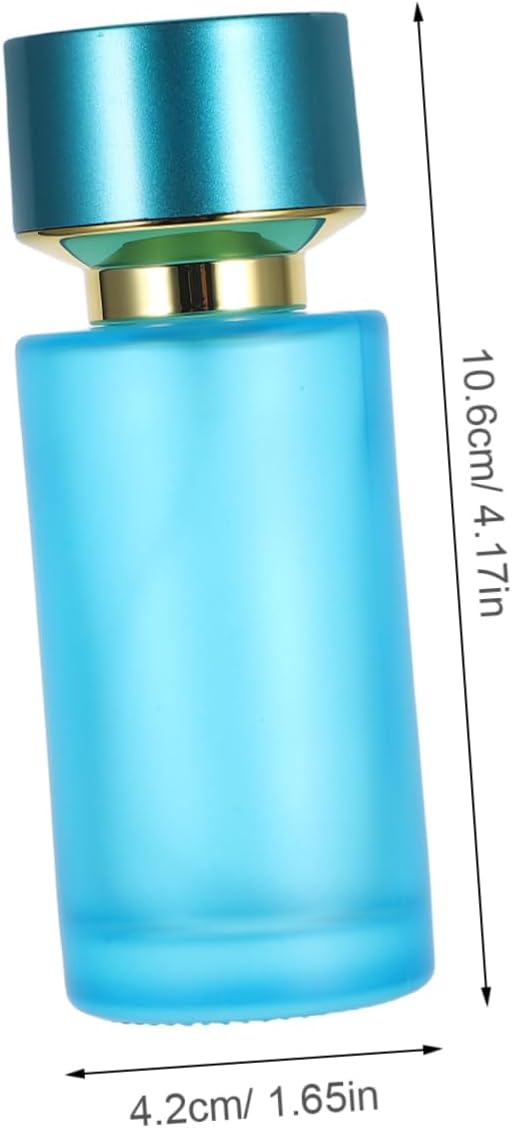 Outanaya Travel Refillable Perfume Bottle Glass Spray Atomizer with Cap for Cosmetics Travel Friendly Perfume Container Compact Durable Design for Effortless Fragrance