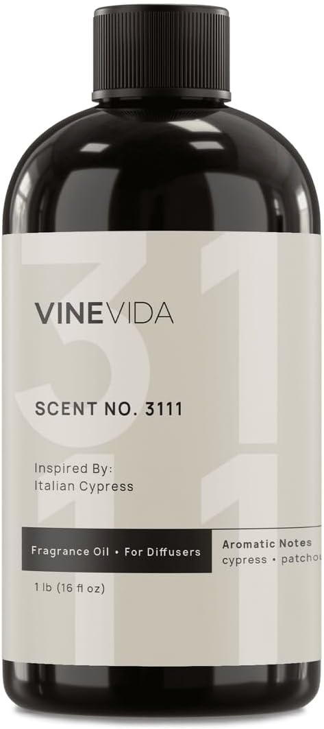 VINEVIDA [16 Oz] Inspired by: Italian Cypress; Diffuser Oil Refill | Premium Scent Diffuser Oil for Home | Non-Toxic Fragrance