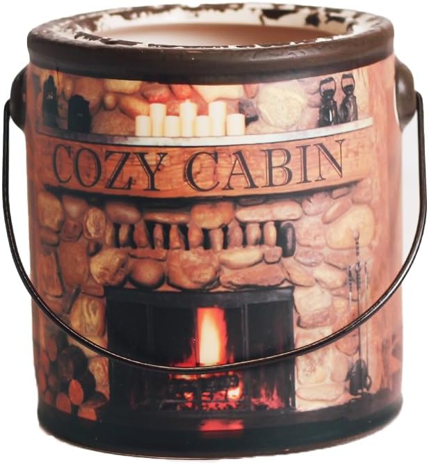 A CHEERFUL GIVER 95hr 20oz Scented Candle - Cozy Cabin - Multi-Wick Glass Candle - Gifts For Men and Women