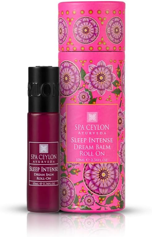 SPA CEYLON SLEEP INTENSE Dream Balm Roll-On | Intense Pacifying Blend | Silicone-Free | Hydrating | Promotes Restful Sleep | Suitable for all skin types