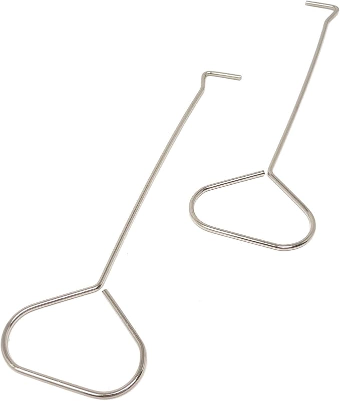 Honbay 2PCS Stainless Steel Candle Wick Dippers Put Out Wick Dippers Candle Hooks
