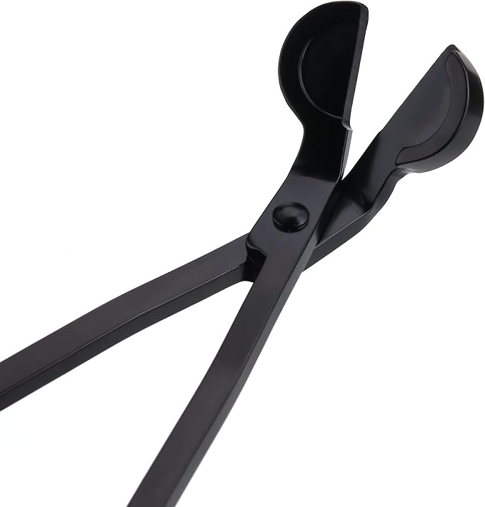 2pcs Candle Wick Trimmer, Polished Wicker Scissors, go deep into The Candle to Cut Spent Chips, Allow The Cleaner to Burn and Prevent Smoke buildup (Black)