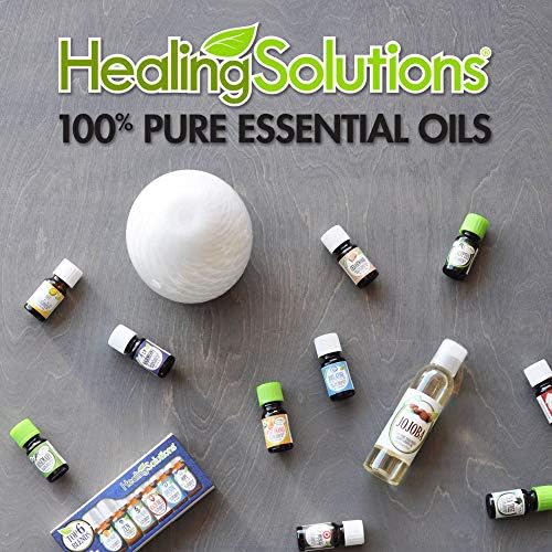 Healing Solutions Organic Thyme Essential Oil, 2 fl oz (60ml) – Aromatherapy & Diffuser Thyme Oil
