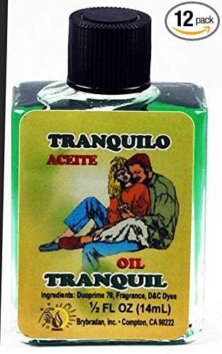 12 Pieces BRYBRADAN Tranquil Oil/TRANQUILO ACEITE 1/2 FL OZ 14.7ML