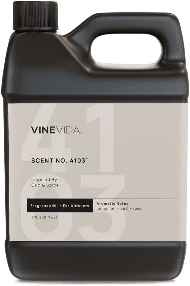 VINEVIDA [32 Oz] Inspired by: Oud & Spice; Diffuser Oil Refill | Premium Scent Diffuser Oil for Home | Non-Toxic Fragrance