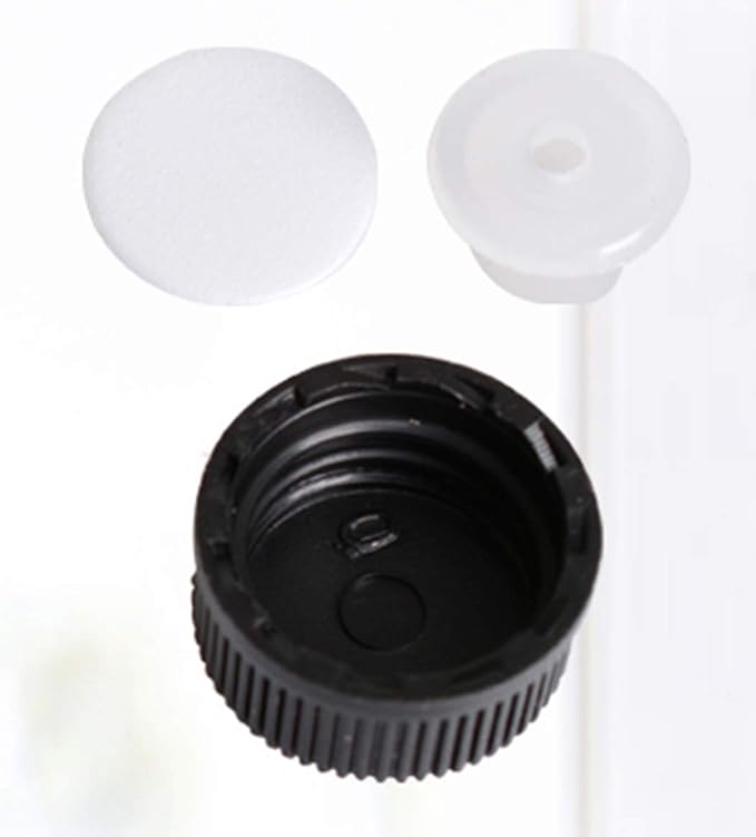 12 Pack Set Brown Screw Cap Glass Bottle Small Mini Empty Oil Vial (3ml)