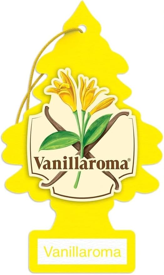 LITTLE TREES Car Air Freshener | Hanging Paper Tree for Home or Car | Vanillaroma | Single Tree per Package