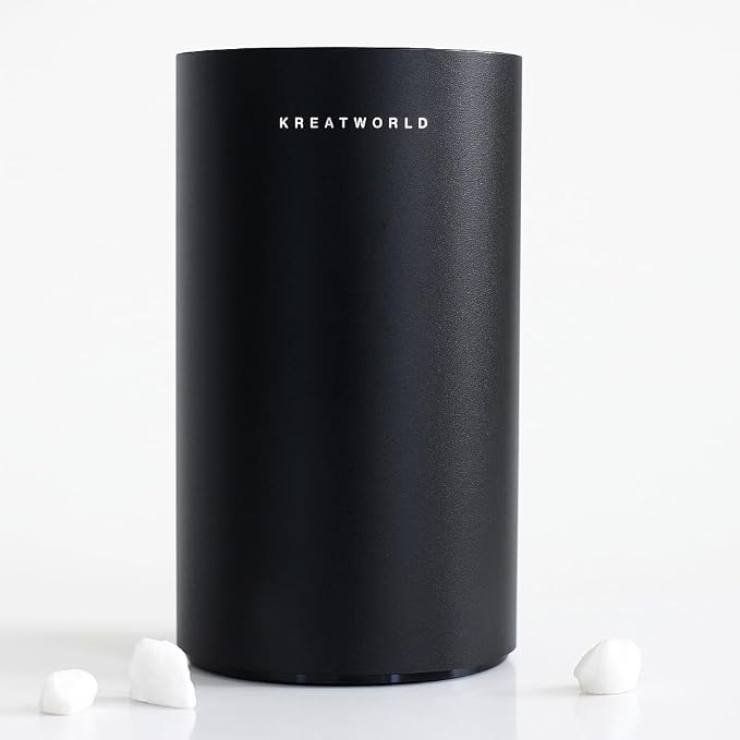 Portable Waterless Essential Oil Diffuser Kit – Battery-Powered Mini Aromatherapy Diffuser , No Water Needed, for Home, Car & Office – Black