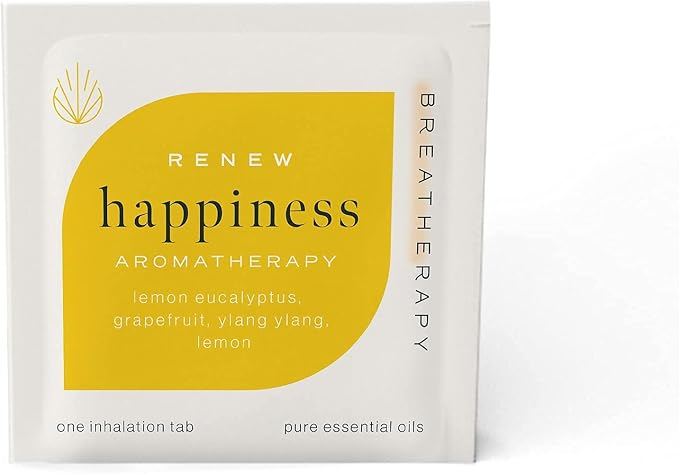 Serenity Kit | Pure Essential Oil Aromatherapy Inhalation Tabs | Calm, Happiness, Breathe and Sleep Patches | 8-Pack