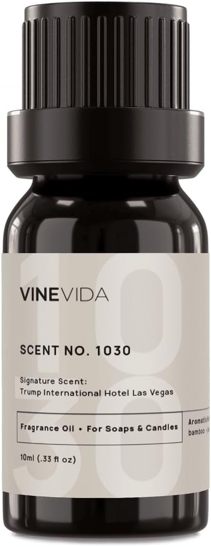 VINEVIDA Scent NO. 1030 Fragrance Oil - 10mL - Inspired by: Trump International Hotel Las Vegas Fragrance Oil for Candle Making - Made in USA Candle Scents Scents for Soap Making