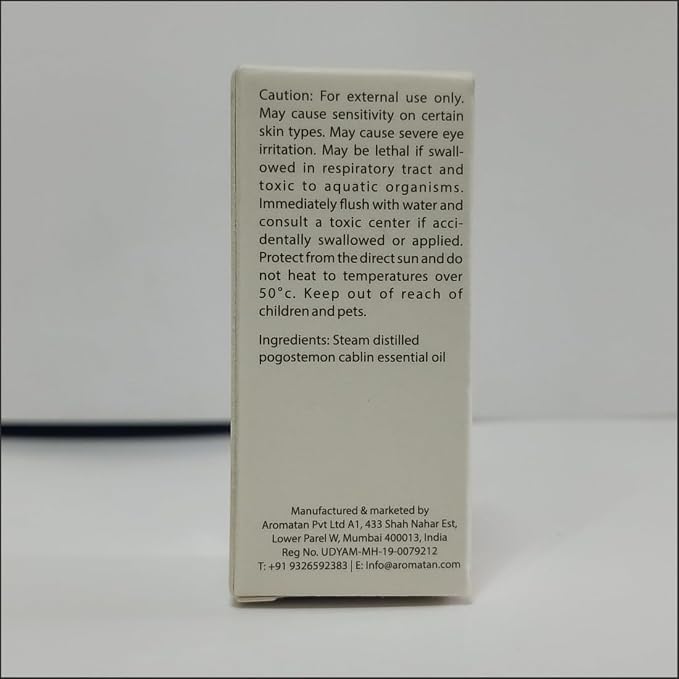 AROMAFUME Patchouli Essential Oil - 100% Natural, Therapeutic Grade Essential Oils - Pure, Harmonising Aromatherapy Oil for Home Diffusers - Gifts for Her - 10ml