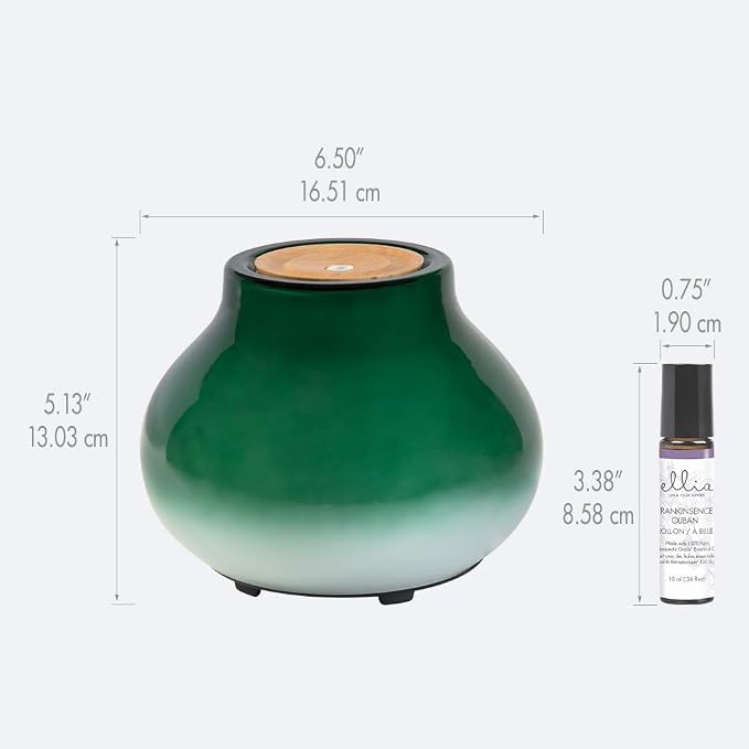 Ellia Frankincense Essential Oil Roll-On | 10ml, 100% Pure, Therapeutic Grade, Clear (ARM-EO10ROFRK)