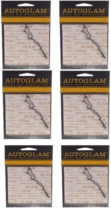Tyler Candle Company Autoglam Auto Air Freshener, Diva, Set of 6, including a Stain Remover Pen