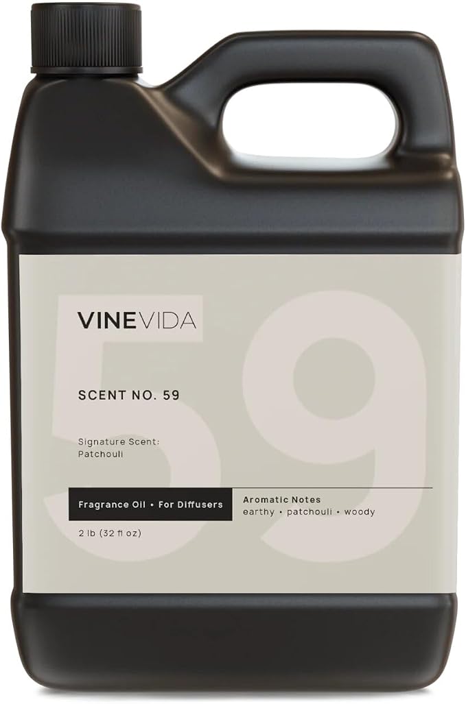 VINEVIDA [32 Fl Oz] Patchouli Fragrance Oil for Cold Air Diffusers, Essential Oils for Diffuser Oil Refill & Air Freshener Room Spray