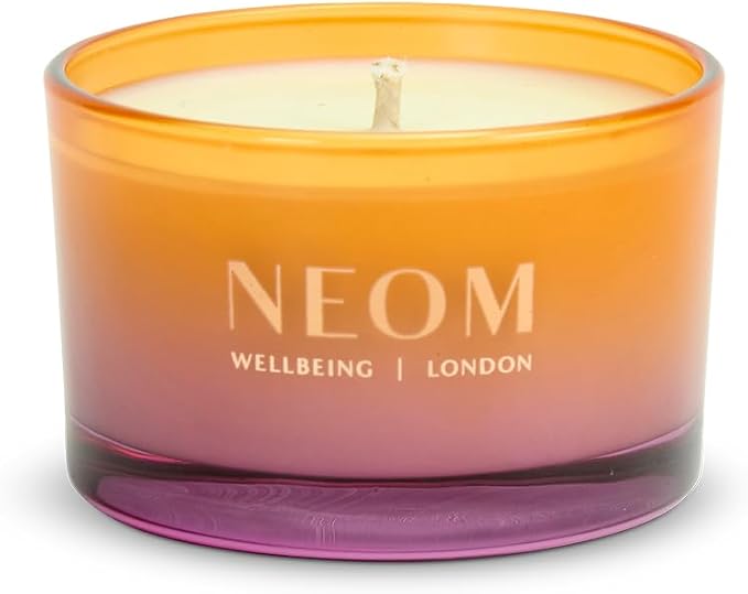 NEOM Cosy Nights Candle Travel Size | Sandalwood, Frankincense & Nutmeg I 100% Naturally derived Wax I 100% Natural fragrances I Relaxing