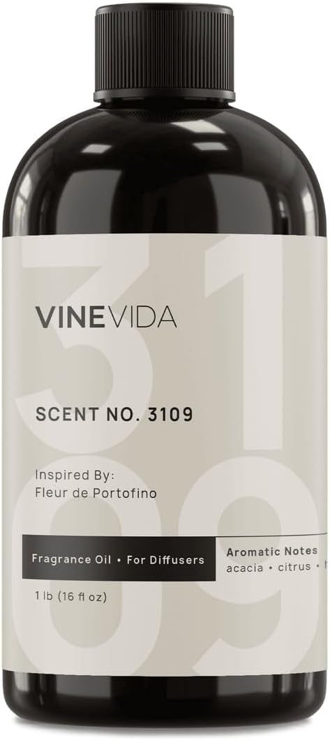 VINEVIDA [16 Oz] Inspired by: Fleur de Portofino; Diffuser Oil Refill | Premium Scent Diffuser Oil for Home | Non-Toxic Fragrance