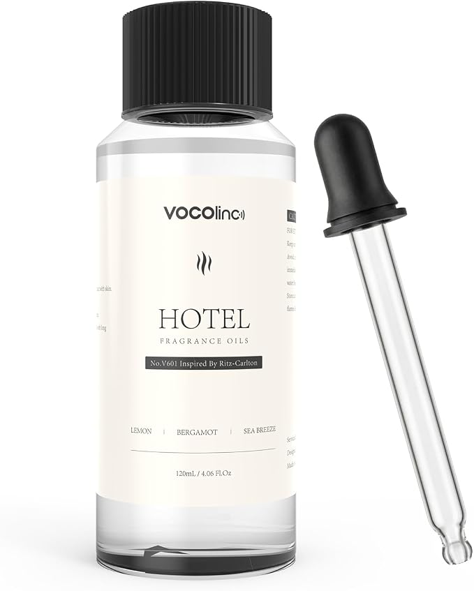 VOCOlinc Hotel Collection Diffuser Oil - W Hotel - Inspired by Luxury Five Star Hotel Lobby Scent Oil for Waterless Oil Diffusers, Luxurious Scents of Drange, Lily, and Neroli (4.06 OZ)