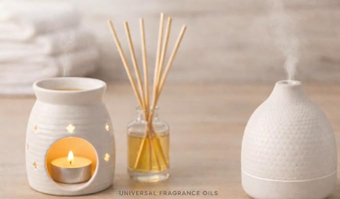 Universal Fragrance Oil Duo Pack – Two 5oz Bottles – Premium Home Diffuser Oil for Warmers, Diffusers & Potpourri (Soft Marshmallow Cashmere (Cashmere & Marshmallow + Soft Cashmere Amber))