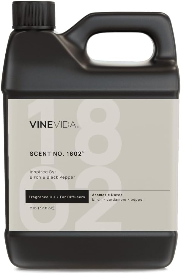 VINEVIDA [32 Oz] Inspired by: Birch & Black Pepper; Diffuser Oil Refill | Premium Scent Diffuser Oil for Home | Non-Toxic Fragrance