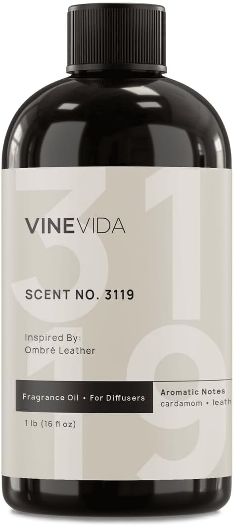 VINEVIDA [16 Oz] Inspired by: Ombre Leather; Diffuser Oil Refill | Premium Scent Diffuser Oil for Home | Non-Toxic Fragrance