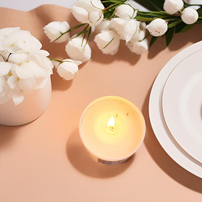 Fresh Linen Candles Laundry Candles Non-Toxic Air Freshening Scented Candle Decorative Pet Odor Eliminator for Home Luxury Scented Soy Jar Candle for Bathroom Decor 7.1 oz 2 Pack