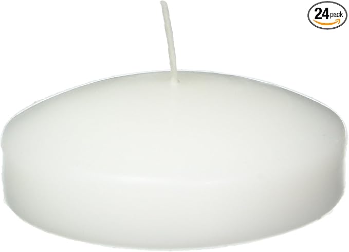 Richland® 3" Floating Candles White Unscented Set of 24