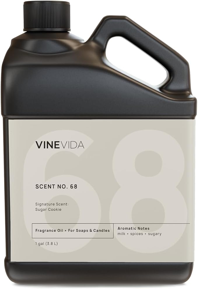 VINEVIDA [128oz] Sugar Cookie Fragrance Oil for Candle and Soap Making - Made in USA Natural Scents