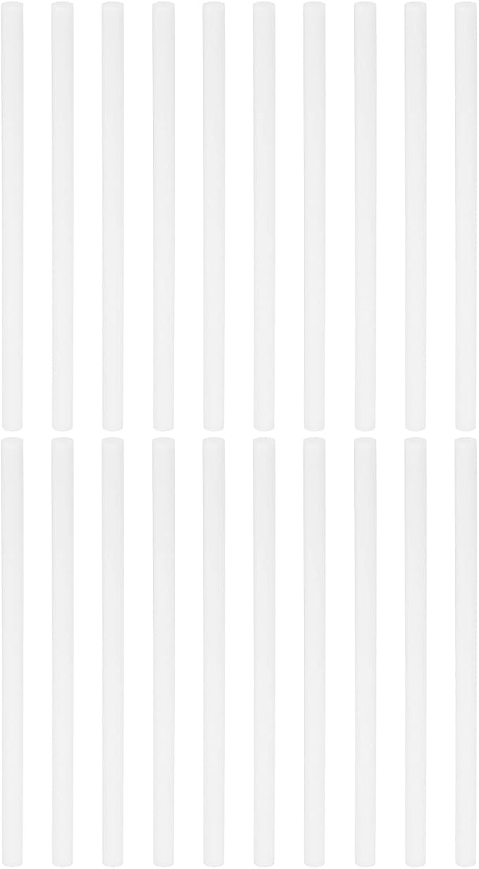 PATIKIL Humidifier Cotton Filter Sticks, 20 Pcs Refill Sticks Filter Wicks Replacement for USB Mini Humidifiers Portable Diffuser (5.91'' x 0.28''), White