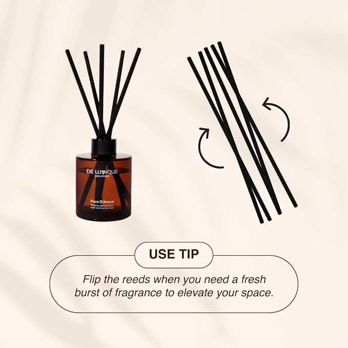 Smoked Hide Scent Aroma Reed Diffuser – Long-Lasting Room Scent Diffuser with Formula – Premium Home Fragrance Diffuser with Essential Oils for Bedroom & Living Room – 150ml
