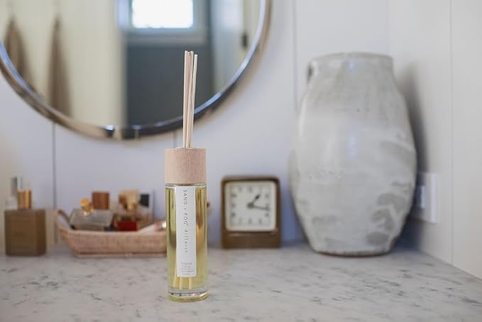 Sand + Fog Tropical Citrus Reed Diffuser | Made with Essential Oils | Fill Your Home with The Your Favorite Luxurious Fragrance (Pack of 2)