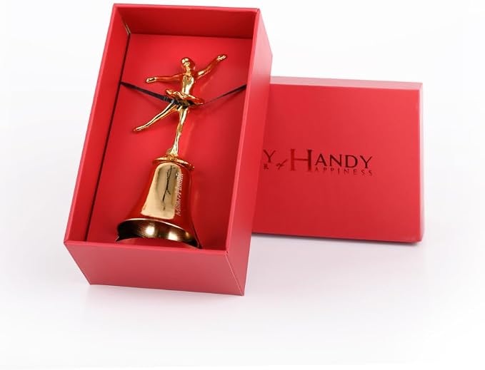 Ballerina Gold Brass Candle Snuffer - Decorative Candle Flames Extinguisher for Home Decor and Unique Gift