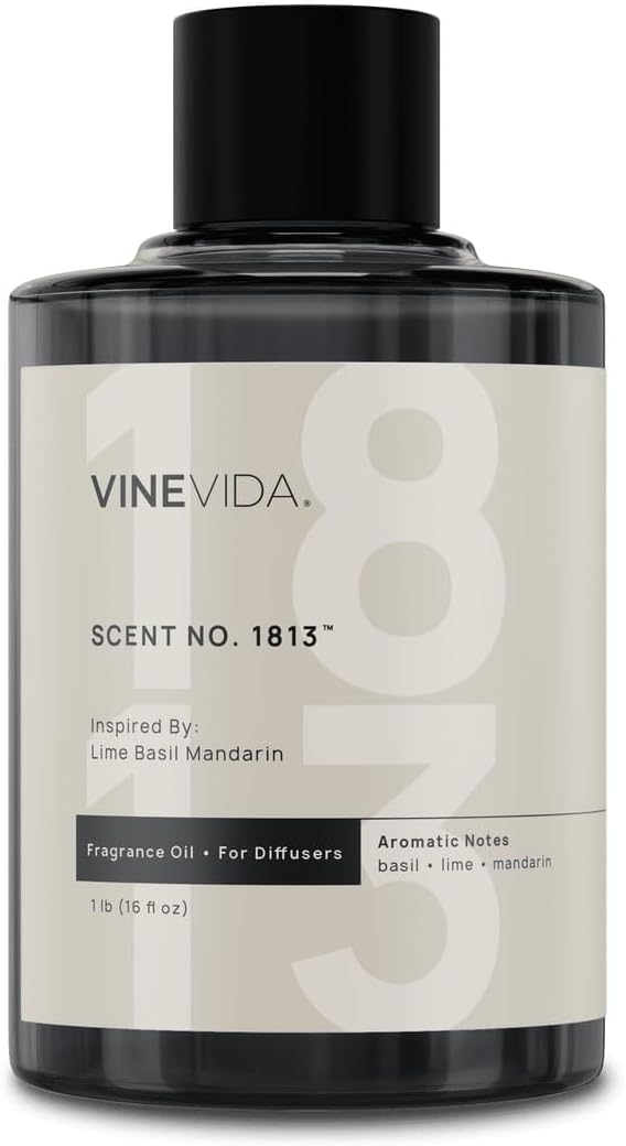 VINEVIDA [16 Oz] Inspired by: Lime Basil Mandarin; Diffuser Oil Refill | Premium Scent Diffuser Oil for Home | Non-Toxic Fragrance