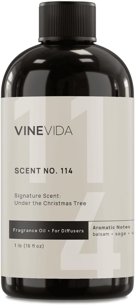 VINEVIDA [16 Oz] Inspired by: Under The Christmas Tree; Diffuser Oil Refill | Premium Scent Diffuser Oil for Home | Non-Toxic Fragrance