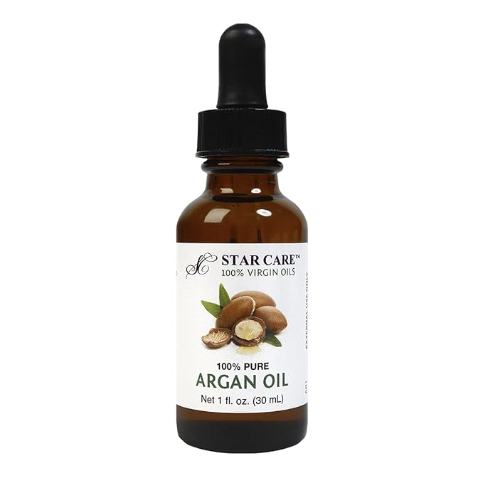 100% Pure Argan Oil for Hair, Skin & Face. Cold Pressed Hexane Free Moroccan Argania Spinosa Oil Natural Moisturizer for Body, Scalp & Cuticles - 1 fl oz (30ml)
