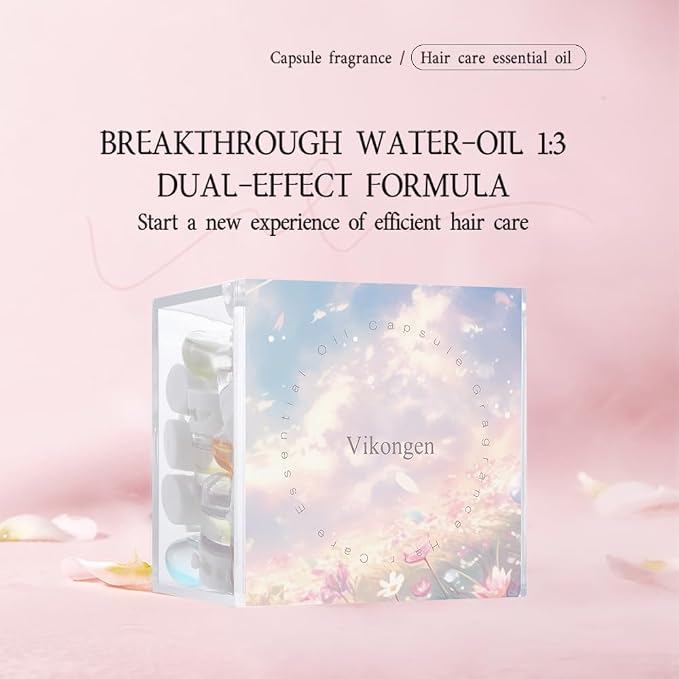 Hair Perfume for Women, 5 Scents Mini Hair Fragrance Set, Long Lasting Fresh Scent, 2-in-1 Hair Perfume Oil with Avocado & Camellia, Smooth & Anti-Frizz Hair Mist (30pcs)