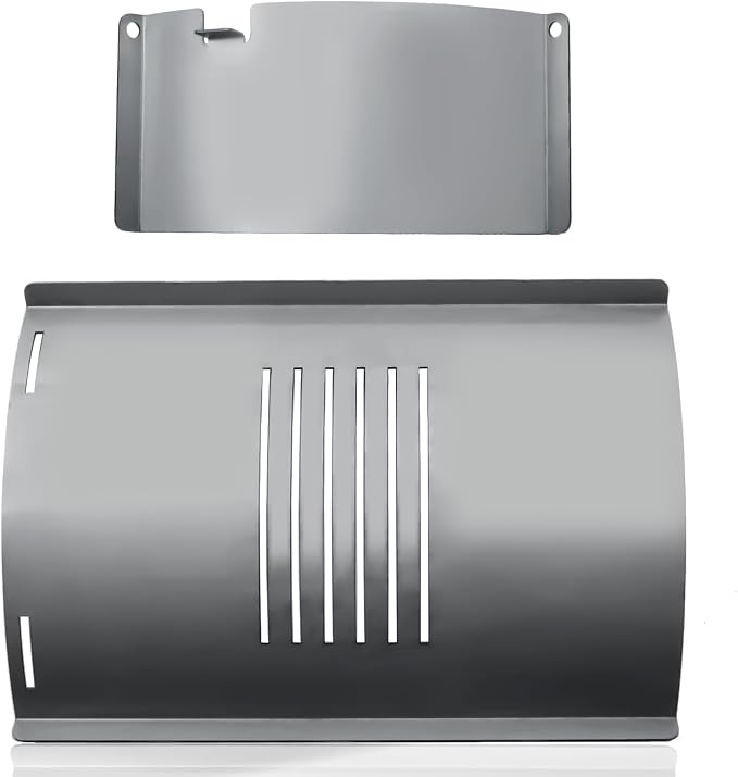 Flame Broiler Kit for Pit Boss 340 440 Series Pellet Grills with Slide Cover and Bottom, Grill Replacement Parts for Pit Boss PB340, PB340TGW1, PB440, PB440D, Tailgater PB440TG1, Ranch Hand PB440TGR1