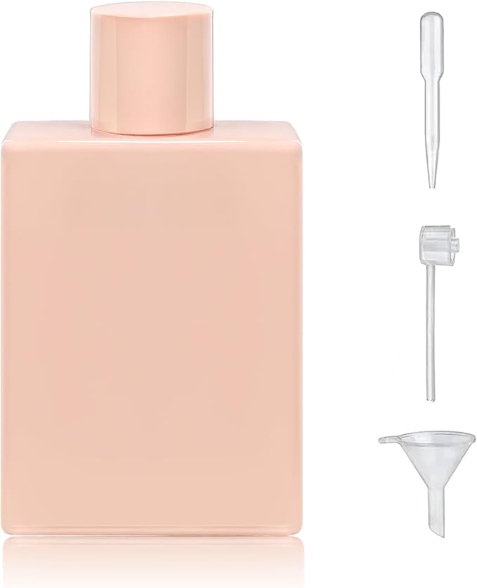 100ml/3.4 Oz Glass Spray Bottle Perfume Atomizer,Empty Refillable Perfume Spray Bottle with 3 Kinds of Dispenser (A5)