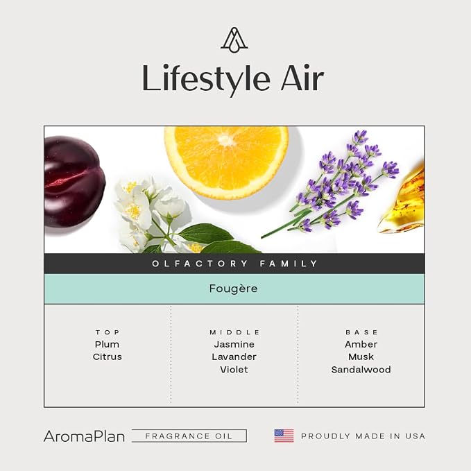 AromaPlan Hotel Scents Lifestyle Air 5 Fl Oz (2 Pack), Luxury Aroma & Hotel Fragrance Diffuser Oil- Hotel Diffuser Oil for Aromatherapy- USA Made, Bigger Bottle, Bolder Aroma & Longer Lasting