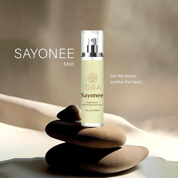IDRA Heart & Home Gift Set – Self-Care Trio with Body Lotion, Face Mist & Essential Oil | Natural Aromatherapy Gift Box for Relaxation, Hydration & Home Wellness (Sayonee + Gezellig + Body Lotion)