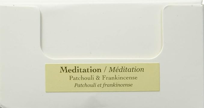 Aroma Naturals Votive Candles with White, Patchouli and Frankincense, Meditation, 6 Count (Pack of 3)
