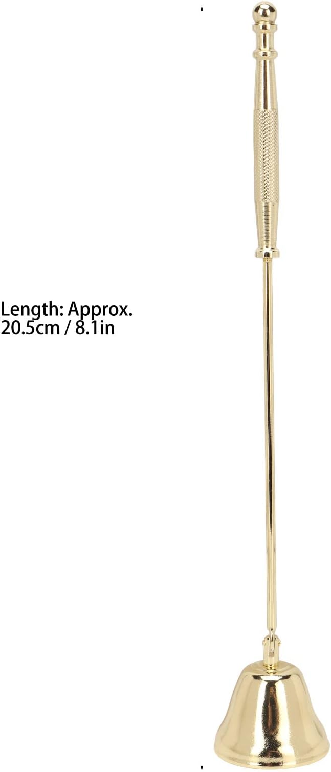 3 Pcs Candle Snuffer, Iron Plating Candle Snuffers Accessory, Candle Snuffer for Putting Out Candles Flame Safely, Scented Candles, Aromatherapy Candles
