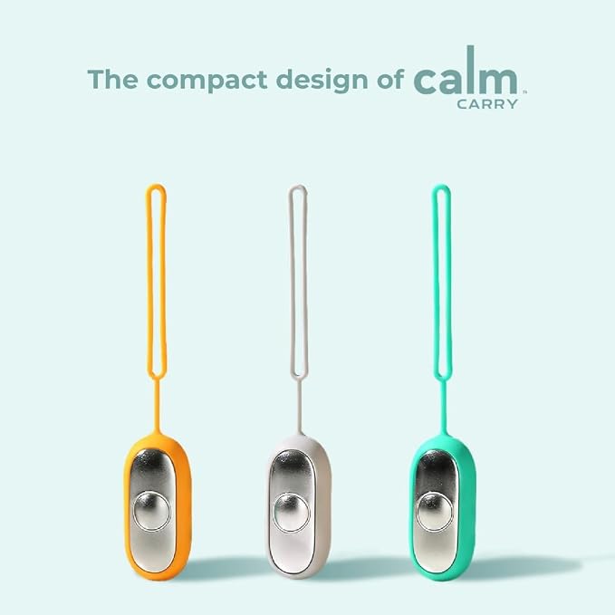 Glowco CalmCarry Sleep Aid Device – Handheld Microcurrent Relaxation Tool, Supports Calm, Focus & Gentle Relief, USB Rechargeable, Portable Wellness Device for Adults & Kids | Teal Calm Carry