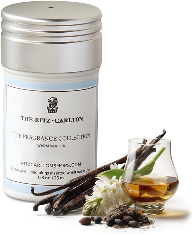 The Ritz-Carlton Room Diffuser Refill - Warm Vanilla - Notes of Madagascar Vanilla, Creamy Tonka, Oaked Bourbon, Lilac, and Hyacinth