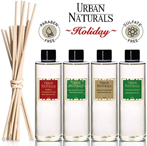 Urban Naturals Holiday Cranberry & Pine Holiday Wreath Reed Diffuser Set with Real Botanicals Idea for the Home. Great Deal!