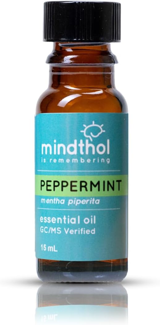 Peppermint Essential Oil 15ml - 100% Pure Therapeutic Grade - Natural Aromatherapy for Alertness, Clarity & Mental Refresh
