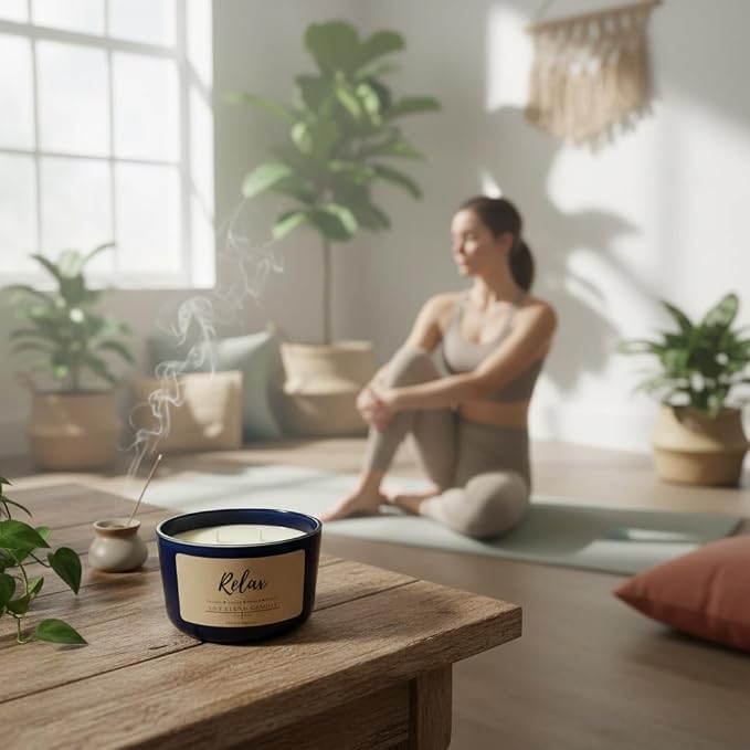 Wicks & Wine Candle (Relax)
