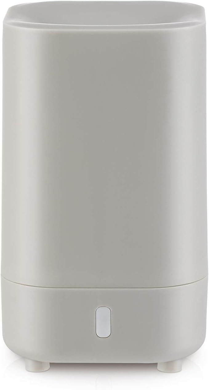 Serene House Ultrasonic Ranger Aromatherapy Essential Oil Cool Mist Diffuser – USB-Powered, Travel-Size Diffuser with Automatic Shut-Off – Grey, 60ml