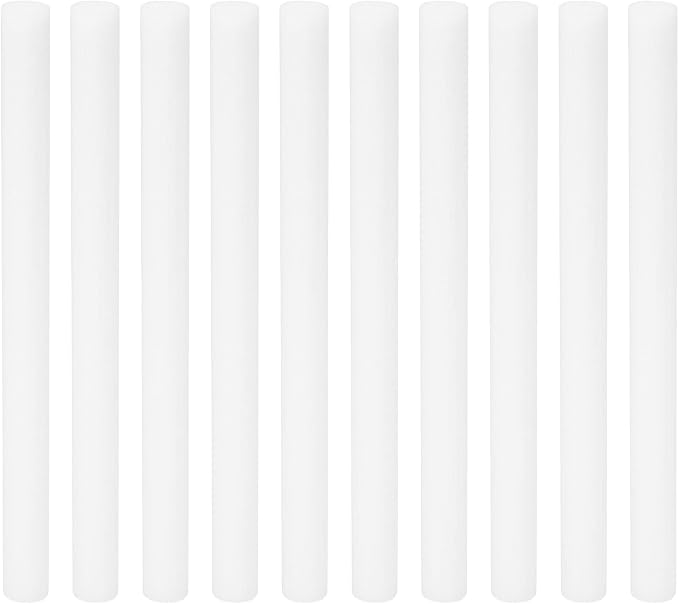 PATIKIL Humidifier Cotton Filter Sticks, 10 Pcs Refill Sticks Filter Wicks Replacement for USB Mini Humidifiers Portable Diffuser (5.51'' x 0.39''), White