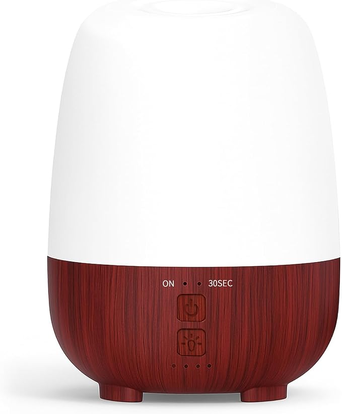 SPLITSKY Cordless Essential Oil Diffuser, 150ml Rechargeable Battery-Operated Quiet Aromatherapy Diffuser with 7-Hour Runtime, 7-Color LED Light & 2 Timer Settings for Bedroom, Living Room, Bathroom